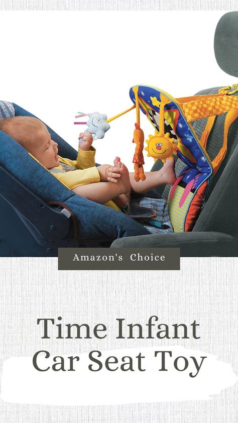 Taf Toys Toe Time Infant Car Seat Toy | Kick and Play Activity Center with Music, Lights, Mirror, and Jingling Toys | Fun Travel Baby Toy for Rear Car Seat | Easier Drive with Newborns, Babies Baby Car Seat Toys, Lights Mirror, Car Activities, Rear Facing Car Seat, Baby Travel Gear, Car Seat Toys, Play Activity, Travel Baby, Baby Travel