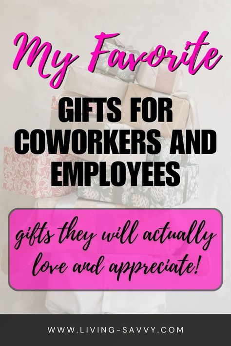 My Favorite Gifts to Give to My Coworkers! Cute Office Gift Ideas, Departing Gifts For Coworkers, Christmas Gift For Team At Work, Winter Appreciation Gifts, Office Warming Gift Ideas, Christmas Bag Ideas For Coworkers, Cowork Christmas Gifts, Gifts For Support Staff, Christmas Gifts For Your Staff