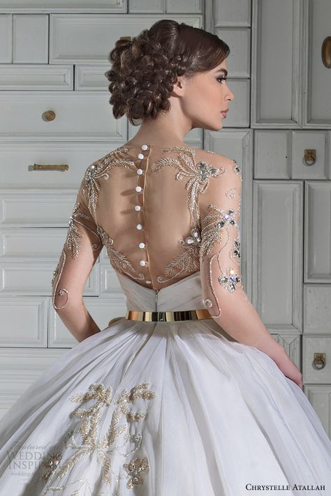 Wedding Dresses 2014, Illusion Dress, فستان سهرة, Beauty Dress, Back View, Gorgeous Gowns, Beautiful Wedding Dresses, Ball Gowns Wedding, Quinceanera Dresses