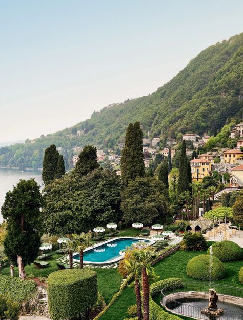 The best things to do in Lake Como, according to Natalie Sytner | House & Garden Lake Como Hotels, Neoclassical Villa, Lake Como Villas, Italian Garden, House Garden, Private Villas, Lake Como, Grand Hotel, Beautiful Architecture