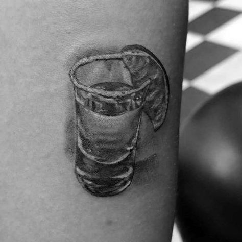 Mens Shot Glass Tattoo Ideas Shot Glass Tattoo, Glass Tattoo Ideas, Glass Tattoo, Tattoo For Boyfriend, C Tattoo, Tattoo Ideas For Men, Beach Tattoo, Finger Tattoos, Tattoo Designs Men