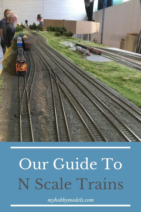 The Ultimate Guide to N Scale model trains railroad layouts Train Layout Ideas, N Scale Train Layout, N Scale Layouts, Model Train Table, N Scale Model Trains, Model Training, Garden Railroad, Ho Model Trains, Model Railway Track Plans