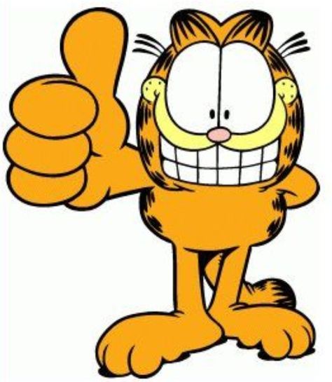 Thumbs up!! Bugs Bunny Drawing, Garfield Quotes, Garfield Wallpaper, Garfield Pictures, Garfield Images, Garfield The Cat, Garfield Cartoon, Garfield Cat, Garfield Comics