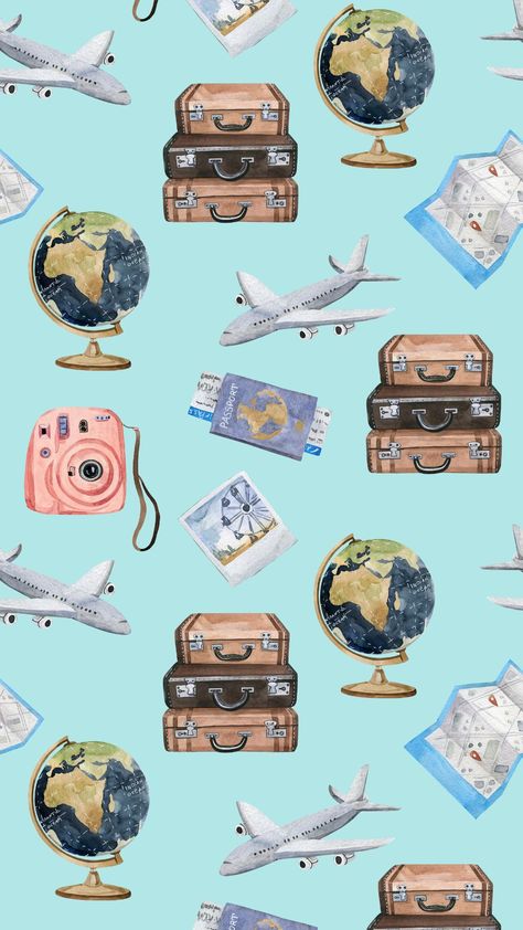 Travel Collage Aesthetic, Pattern Moodboard, Clipart Aesthetic, Ethereal Core, Aesthetic Clipart, Garden Themes, Travel Background, Scientist Party, Travel Pattern