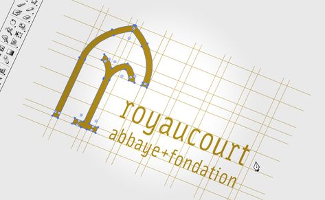 Abbey Royaucourt - Brand identity on Behance Historical Logo Design, Historical Logo, Museum Logo, Logotype Branding, Logo Design Inspiration Branding, Graphic Trends, Monogram Logo Design, Love Logo, Identity Design Logo