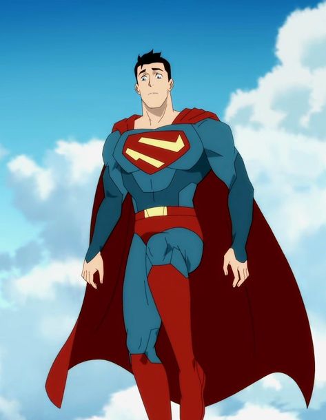 My Adventure With Superman, My Adventures With Superman Wallpaper, Animated Superman, Superman Fanart, Superman Anime, Dc Cartoon, My Adventures With Superman, Adventures With Superman, Superman Drawing