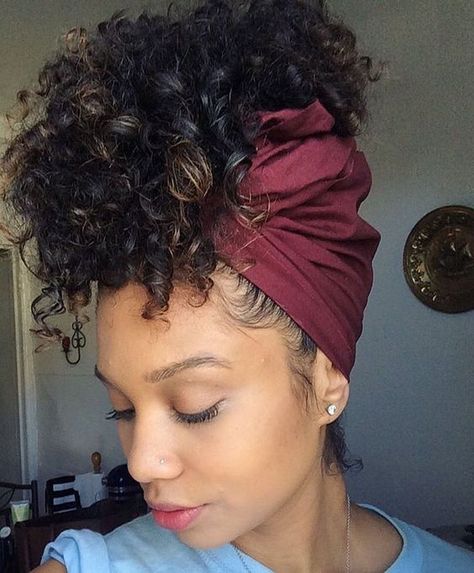 20 Comfortable Hairstyles To Sleep In Pelo Afro, Pinterest Hair, Hair Scarf, Hair Wraps, Curly Hairstyles, Curly Girl, Afro Hairstyles, Black Girls Hairstyles, Hair Dos