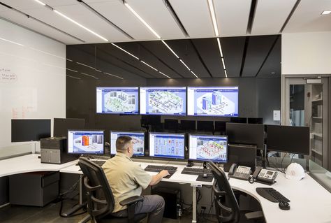 Gallery of Stanford University Central Energy Facility / ZGF Architects - 7 Monitor Room, Security Room, Luxury Office Furniture, Trading Desk, Function Hall, Mission Control, Boss Office, Control Room, Singapore Food