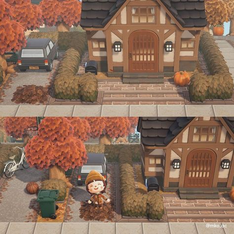 _ Playing in the autumn leaves 🍁 Check out my partners @thehexgames @shisuicrossing @yuki_animalcrossing… | Instagram Fall Houses Exterior, Animal Crossing Leaf, City Island, Animal Crossing Wild World, Island Theme, Animal Crossing Villagers, Garden Animals, Island 2, Over The Garden Wall