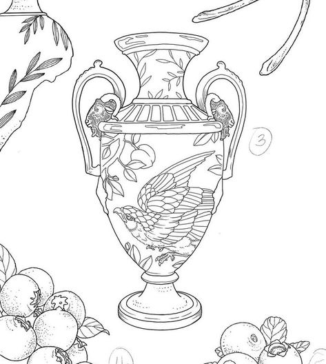 Greek Vessel Tattoo, Greek Urn Tattoo, Grecian Urn Tattoo, Greek Vase Tattoo Design, Egyptian Vase Tattoo, Greek Pot Tattoo, Roman Vase Tattoo, Ornamental Vase Tattoo, Greek Flowers Tattoo