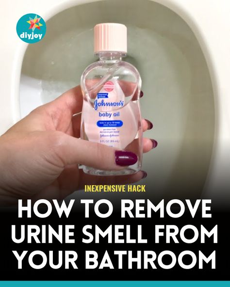 How To Remove Urine Smell From Your Bathroom Smell Fresh All Day, Remove Urine Smell, Smell Remover, Diy Joy, Urine Odor, Urine Smells, Bad Odor, Cleaning Tricks, Bathroom Smells