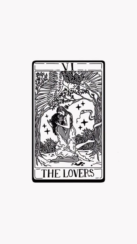 Lover Tarot Tattoo, The Lovers Tarot Card Tattoo Traditional, The Chariot Tarot, Tarot Card Tattoo, Tarot Tattoo, The Lovers Tarot Card, The Lovers Tarot, Body Decor, Tattoos For Lovers