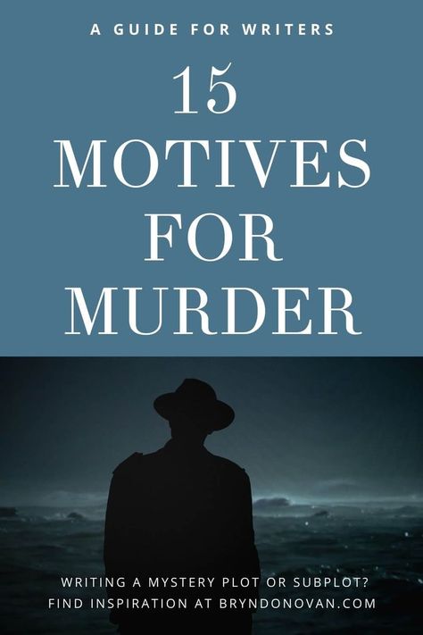 15 Motives for Murder: a Guide for Writers. Image of man wearing a hat at night. Mystery Plot Ideas, Story Plot Generator, Plot Generator, Character Motivation, Mystery Writing, Writing Plot, Writing Groups, Book Prompts, Writing Prompts For Writers