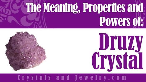 Crystal Vibes, Natural Magic, Crystal Properties, Budget Ideas, Spirit Quartz, Types Of Crystals, Gemstone Meanings, Pretty Rocks, Druzy Crystal