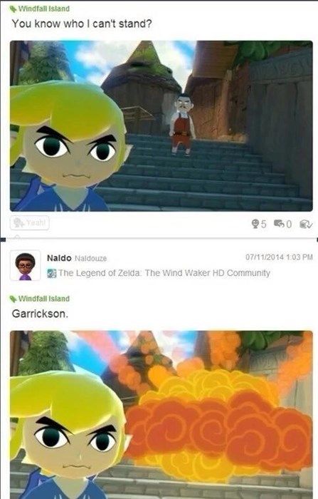 Wind Waker and the lovely communication of tingle bottles.                                                                                                                                                      More Gaming Humor, Legend Of Zelda Memes, The Wind Waker, Zelda Funny, Funny Selfies, End Of, Gaming Stuff, Video Game Memes, Wind Waker