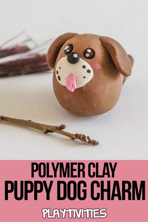 Clay Projects For Kids, Clay Dog, Kid Diy, Dog Craft, Easy Polymer Clay, Crayon Crafts, Air Dry Clay Projects, Baking Clay, Clay Crafts Air Dry