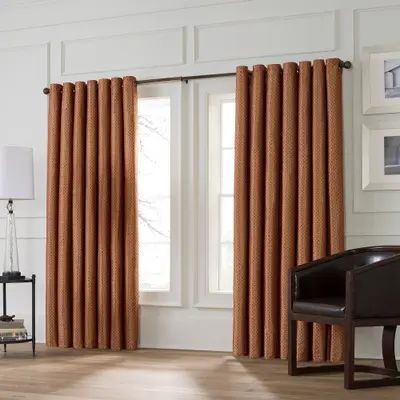 Buy Curtains & Drapes Online at Overstock | Our Best Window Treatments Deals Black Window Treatments, Black Window, Brown Couch, Cool Curtains, Kids Curtains, Brown Living Room, Colorful Curtains, Couches Living Room, Cheap Decor