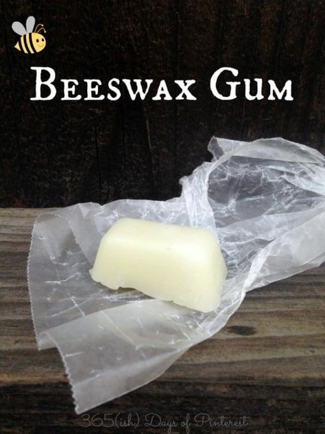 Beeswax Gum Diy Chewing Gum, Homemade Chewing Gum, Homemade Gum, Gum Recipe, Spearmint Gum, Summer Store, Wood Spoon Carving, Homestead Life, Broken Crayons