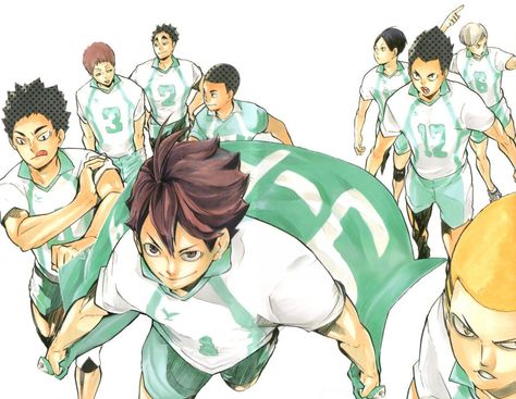 烏野 Furudate on Twitter: "… " Aoba Johsai, Haruichi Furudate, Volleyball Anime, Haikyuu Manga, Anime Wall Art, Sports Anime, Fanarts Anime, Aang, Haikyuu Anime