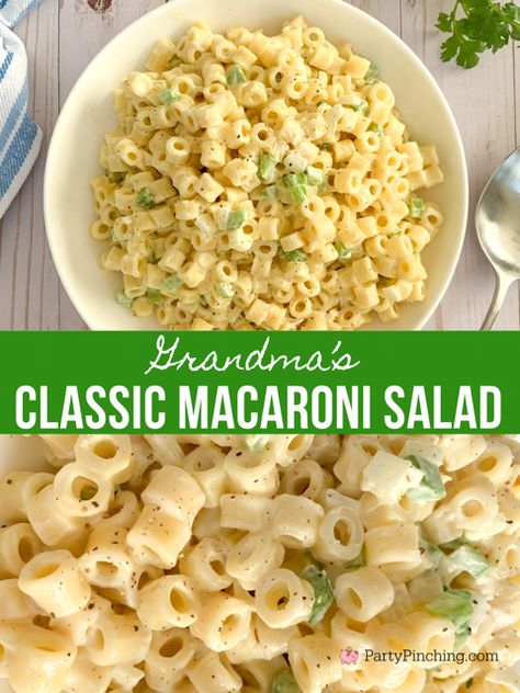 Classic Creamy Macaroni Salad, Homemade Macaroni Salad With Egg, Pa Dutch Macaroni Salad, Salad Macaroni Recipes, Easy Cold Macaroni Salad Recipes, Ring Macaroni Salad Recipe, Moms Best Macaroni Salad, Macaroni Salad With Peas And Cheese, Macaroni Salad With Olives