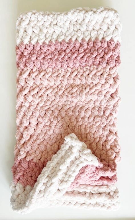 Bernat Blanket Yarn Patterns Crochet Baby, Loops And Threads Patterns, Crochet Bernat Blanket, Chunky Yarn Baby Blanket, Bernat Blanket Big Yarn, Bernat Blanket Yarn Patterns, Girl Crochet Blanket, Easy Crochet Patterns Free Beginners, Farm Crochet