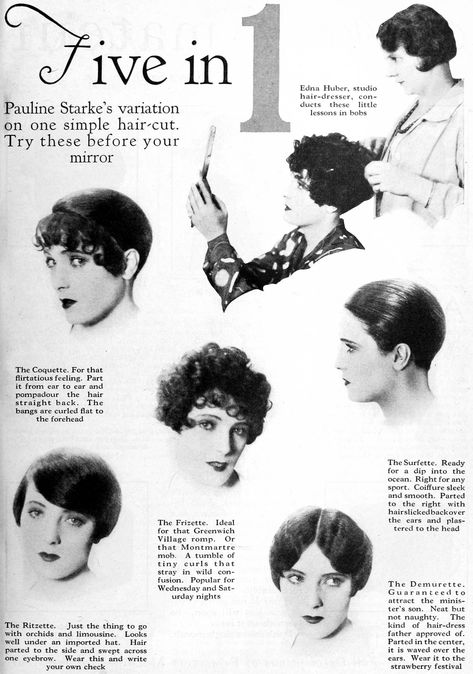 1920s Hair Short, Roaring 20s Hairstyles, 1920 Hairstyles, Vintage Short Hair, Hairstyles 1920, 1920s Hairstyles, 20s Hair, Tiny Curls, Bobbed Hair