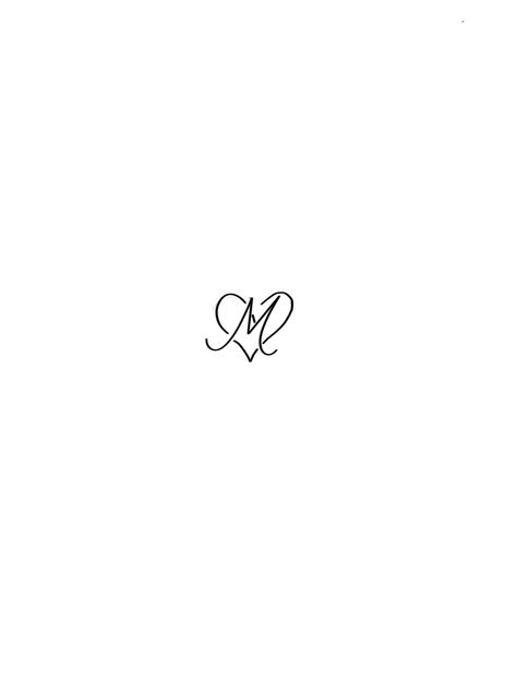 M And B Tattoo, M And Heart Tattoo, C And M Tattoo, Letter M Tattoo Ideas Initials, M Small Tattoo, M Name Tattoo, Initial M Tattoo, Mateo Name Tattoo, Cursive M Tattoo