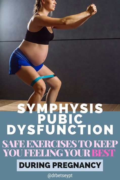 Symphysis Pubis Dysfunction Exercises During Pregnancy! If you are feeling pelvic discomfort during pregnancy, there ARE certain exercises that should feel good in your body. Check out my latest blog post for exercises that focus on core and glute strengthening to help support your pelvis through each trimester. Prenatal Exercises do not have to be confusing. Follow for more pregnancy and postpartum advice! #prenatalexercise #spd #pregnancyexercise #pregnancyworkout #symphysispubisdysfunction Spd Exercises Pregnancy, Spd Pregnancy Relief, Pubic Symphysis Dysfunction, Pelvic Floor Exercises Pregnancy, Pregnant Workouts, Postpartum Advice, Prenatal Exercises, Exercises During Pregnancy, Prenatal Yoga Poses