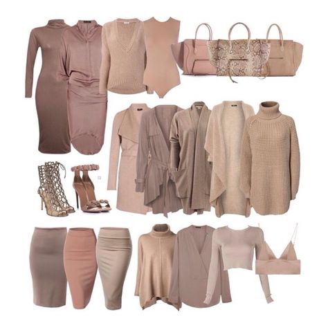 Soft Summer Fashion, Rose Taupe, Fashion Boards, Outfits And Accessories, Winter Typ, Chique Outfits, Soft Autumn, Fashion Capsule, Closet Staples