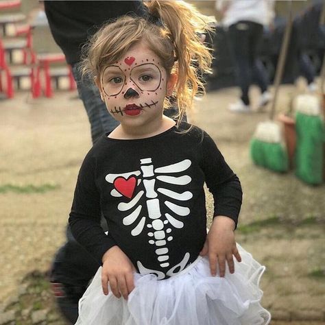 Children Halloween Makeup, Skeleton Kids Makeup, Baby Skeleton Makeup, Skeleton Makeup Easy Kids, Skeleton Makeup For Kids, Easy Skeleton Face Paint For Kids, Toddler Skeleton Makeup, Skeleton Face Paint Kids, Kid Skeleton Makeup