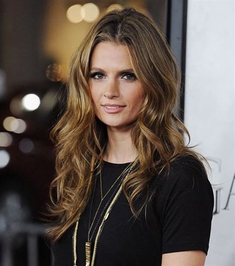 Stana Katic Hair, Canadian Actresses, Stana Katic, Celebrity Beauty, Serie Tv, Redheads, Her Hair, Brown Hair, Red Hair