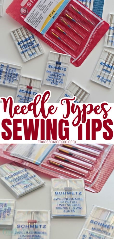 Tips Sewing, Machine Needles, Sewing Equipment, Sewing Machine Needle, Sewing Machine Needles, Beginner Sewing Projects Easy, Sewing Needles, Techniques Couture, Leftover Fabric