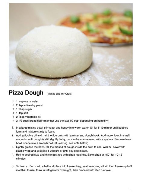 Best Pizza Dough Recipe, Homemade Recipe Books, Homemade Cookbook, Homemade Bread Recipes Easy, Easy Homemade Pizza, Homemade Pizza Dough, Tasty Recipes Videos, Pizza Recipes Homemade, Easy Baking Recipes Desserts