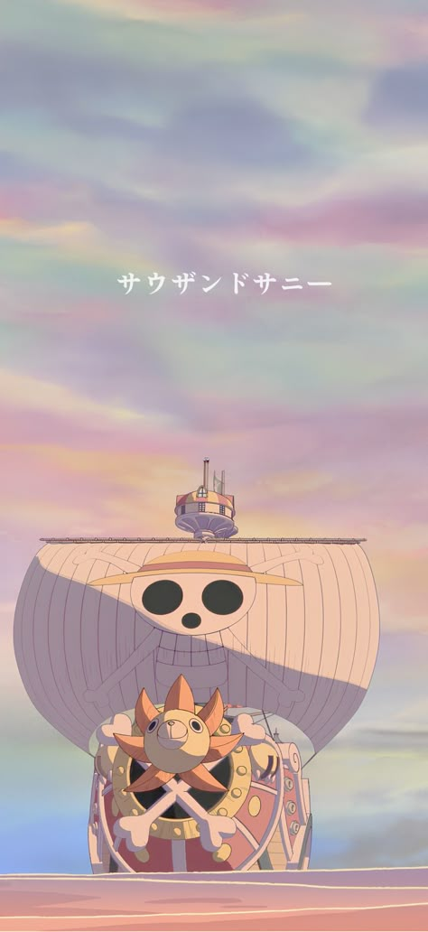 THOUSAND SUNNY AESTHETIC Aesthetic One Piece Wallpaper Iphone, Cute Anime Wallpaper Aesthetic, One Piece The Sunny, Zosan Wallpaper Aesthetic, Phone Backgrounds One Piece, One Piece Sunny Ship Wallpaper, Wallpaper Iphone Anime One Piece, One Piece Thousand Sunny Wallpaper, 1000 Sunny One Piece