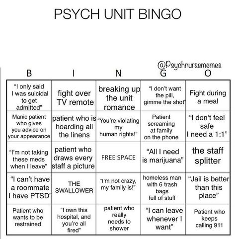 Patient Humor, Psych Memes, Hospital Humor, Therapy Humor, Psych Nurse, Psychiatric Ward, Nurse Aesthetic, Psychiatric Nursing, Tech Humor