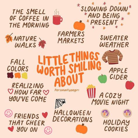 It’s the little things in life. 😊 Posted @withregram • @personalhypegirl focusing on the little joys ❤️ | Instagram Small Joys, Fall Mood Board, The Little Things In Life, Little Things In Life, Write It Down, Mental And Emotional Health, Self Care Activities, Autumn Activities, Spell Book