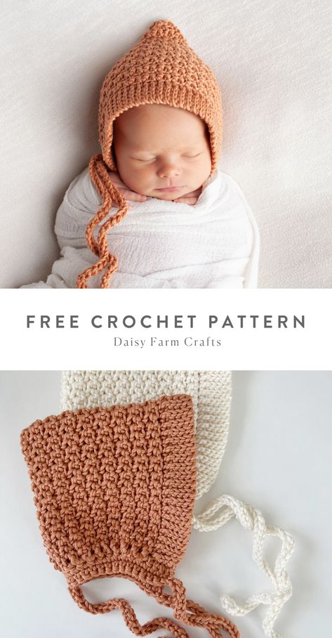 Crochet Baby Projects, Crochet Baby Hat Patterns, Baby Hat Patterns, Haken Baby, Newborn Crochet, Crochet Baby Clothes, Creation Couture, Crochet Baby Hats, Bag Crochet