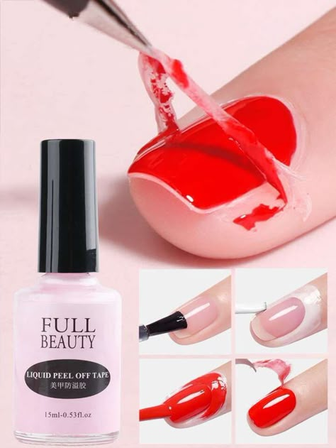 Nail Filler, Peel Off Nail Polish, Nail Art Tool Kit, Nail Equipment, Makeup Nails Designs, Makeup Accesories, Latest Nail Trends, Fancy Makeup, Bling Acrylic Nails