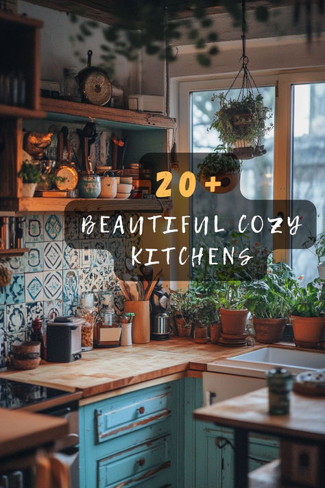 🌟 Make your kitchen incredibly inviting with these 20 cozy design ideas! Perfect for creating that warm, welcoming vibe. Click to discover more 🍂 #cozykitchen #kitcheninspo #hyggehome #interiordesign #kitchenstyle #warmdesign #homedecor European Apartment Kitchen, Eclectic Minimalist Kitchen, Warm Cottage Kitchen, Boho Kitchenette, Cosy Kitchen Aesthetic, Nancy Meyers Aesthetic Kitchen, Bright Small Kitchen, Cozy House Kitchen, Cozy Open Floor Plan