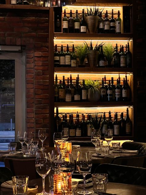 Dim Restaurant Lighting, Posh Restaurant Aesthetic, Italian Aesthetic Restaurant, Wine Collection Aesthetic, Italian Wine Aesthetic, Old Restaurant Aesthetic, Wine Restaurant Aesthetic, Restaurant Owner Aesthetic, Restaurant Aesthetic Instagram