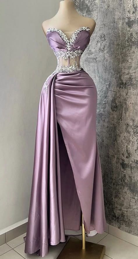 Royal purple dress