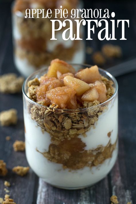 Apple Pie Granola Parfait Apple Pie Granola, Cinnamon Roll Oatmeal, Mother Thyme, Granola Parfait, Thyme Recipes, Healthy Afternoon Snacks, Parfait Breakfast, Peanut Butter Pumpkin, Aol Mail