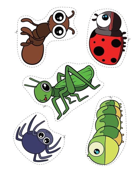 Bugs Crafts For Toddlers, Prek Bugs And Insects, Preschool Animal Crafts, Free Bug Printables For Preschool, Insect Activities For Toddlers, Small Group Activities Preschool Insects, Bug Activities For Toddlers, Insect Parts Free Printable, Bug Activities