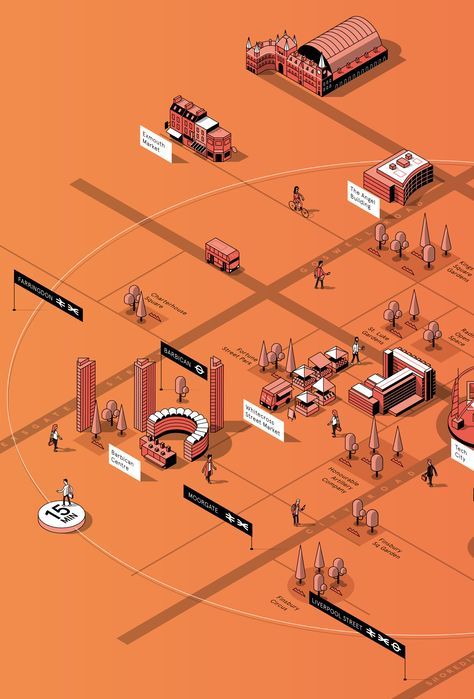 I was commissioned by the Stepladder agency to develop a London Map for the SPECTRUM building. The goal was to representate the sourronded area adding severals famous places.I work with an isometric linear style, that suits perfectly with the brief. Virtual Room, Isometric Map, System Map, Infographic Map, General Ideas, Map Graphic, Isometric Art, Isometric Design, London Map