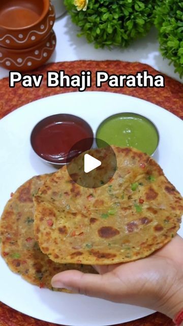 Onion Paratha Recipe Video, Paratha Recipes Videos, How To Make Pav Bhaji, Indian Food Recipes Easy Healthy, Trending Food 2024, Easy Paratha Recipe, Trending Food Recipes 2024, Paranthas Recipe, Trending Recipes 2024