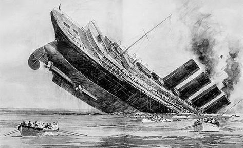 Rms Lusitania, Titanic Sinking, Titanic Facts, Titanic History, Titanic Ship, German Submarines, Titanic Movie, Rms Titanic, Weird Stories