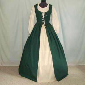 irish medieval dress | Renaissance Dress - Irish Overdress And Underskirt - Custom Size, Colo ... Irish Costumes, Ireland Dress, Wardrobe Challenge, Irish Dress, Celtic Clothing, Irish Clothing, Medieval Clothes, Dress Name, Medieval Costume