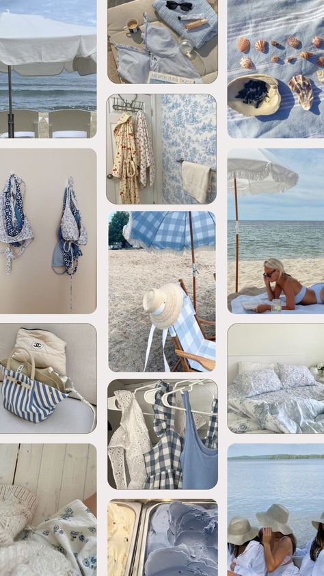 Light blue beach hamptons mood board Coastal Grandma Aesthetic Wallpaper, Coastal Grandmother Aesthetic Wallpaper Iphone, Coastal Instagram Feed, Coastal Photography, Coastal Grand Daughter Aesthetic Wallpaper, Coastal Vibes, Coastal Grandmother Collage, Coastal Granddaughter Instagram, Coastal Room