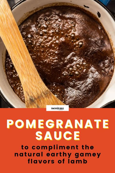 Fruit Sauce For Meat, Pomegranate Bbq Sauce, Fig Sauce For Lamb, Plum Bbq Sauce Recipe, Lamb Sauce, Red Wine Reduction, Bbq Sauce Homemade Easy, Pomegranate Sauce, Barbecue Sauce Recipes