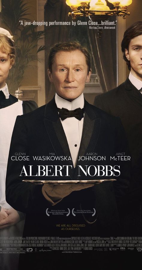 Pauline Collins, Albert Nobbs, Period Drama Movies, Brendan Gleeson, Mia Wasikowska, Good Movies On Netflix, 2011 Movies, Glenn Close, Jonathan Rhys Meyers